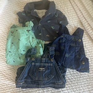 BABY BOY SIZE 6 MONTHS ONCE PIECE OUTFITS